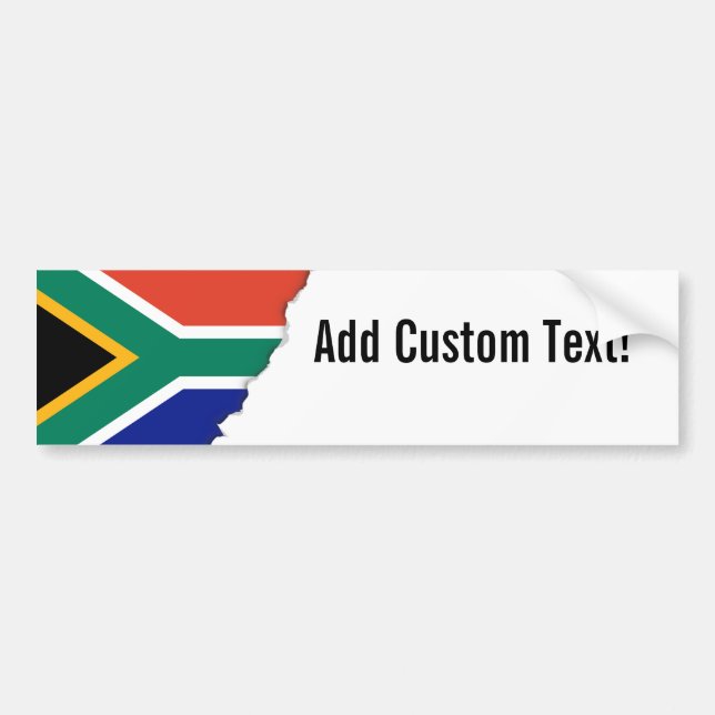 Autocollant De Voiture Drapeau sud-africain (Devant)