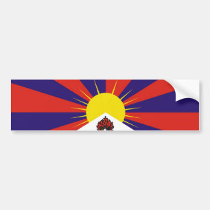 Autocollant De Voiture Drapeau tibétain