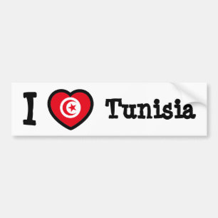 Autocollant De Voiture Drapeau tunisien