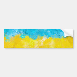 Autocollant De Voiture drapeau ukrainien
