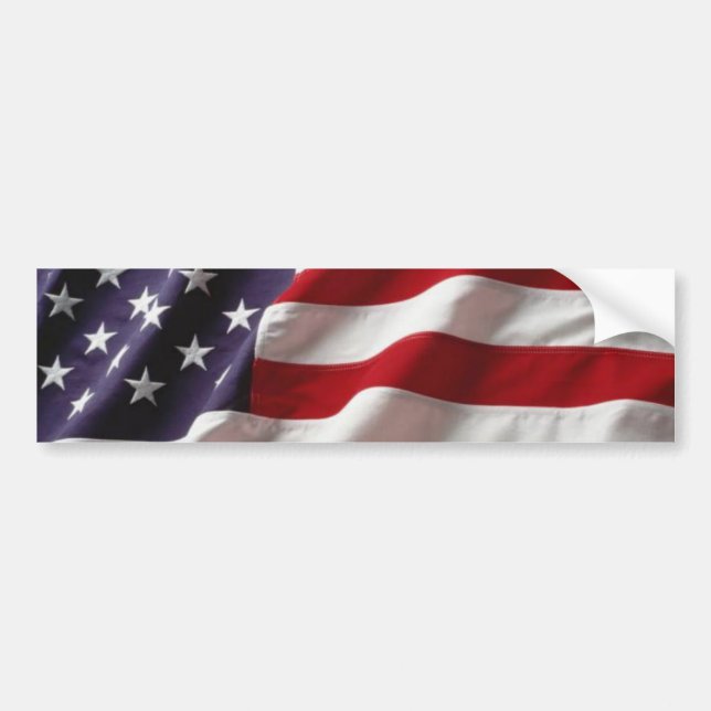 Autocollant De Voiture Drapeau USA - Sticker pare-chocs (Devant)