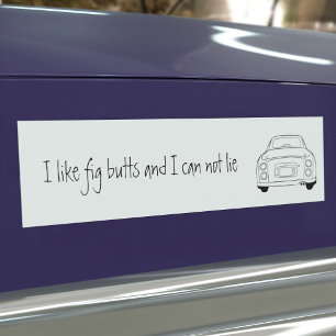Autocollant De Voiture Drôle J'Aime Figaro Sticker de pare-chocs de voitu