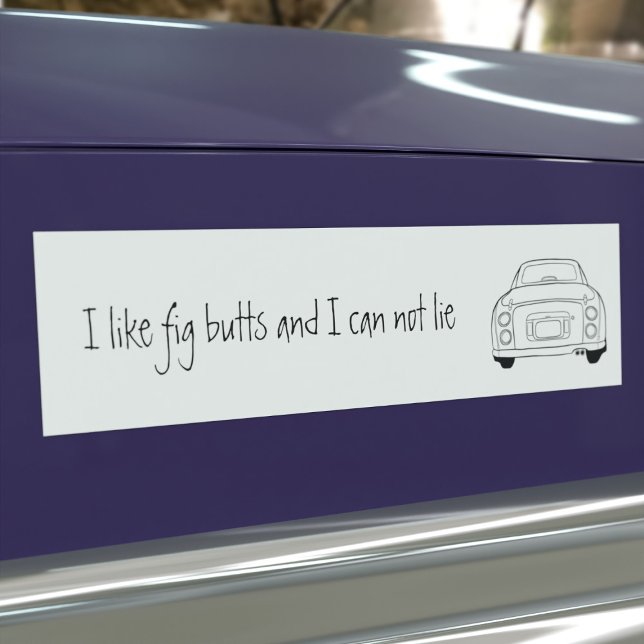 Autocollant De Voiture Drôle J'Aime Figaro Sticker de pare-chocs de voitu (Do you like Figaro cars and can not lie? This is the car bumper sticker just for you)