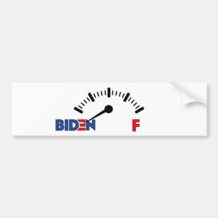 Autocollant De Voiture Drôle Vide Biden Gage Courir Sur Vide