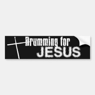 Autocollant De Voiture Drumming.for.JESUS