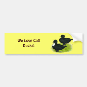 Autocollant De Voiture Ducks: Black Calls