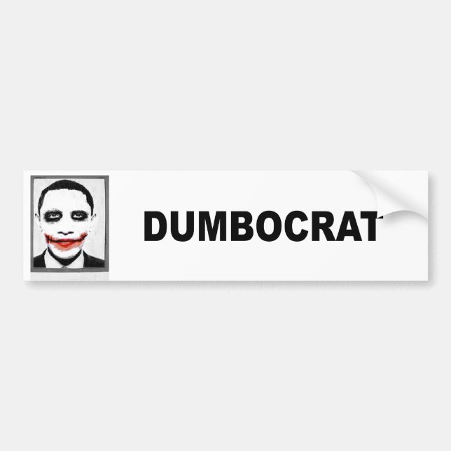 Autocollant De Voiture Dumbocrat (Devant)