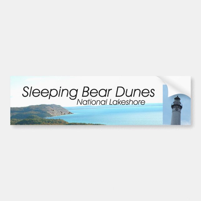 Autocollant De Voiture Dunes d'ours de sommeil d'ABH (Devant)