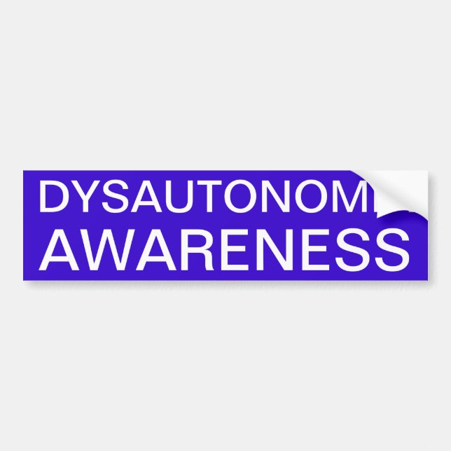 Autocollant De Voiture Dysautonomie (Devant)