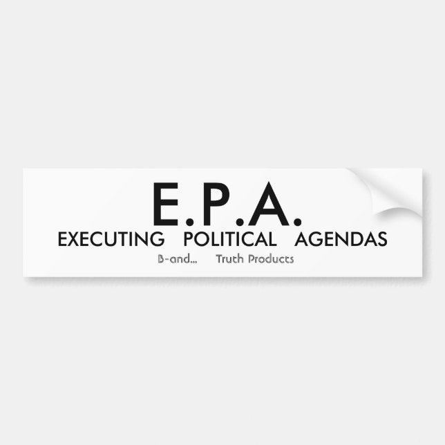 AUTOCOLLANT DE VOITURE E.P.A. (Devant)
