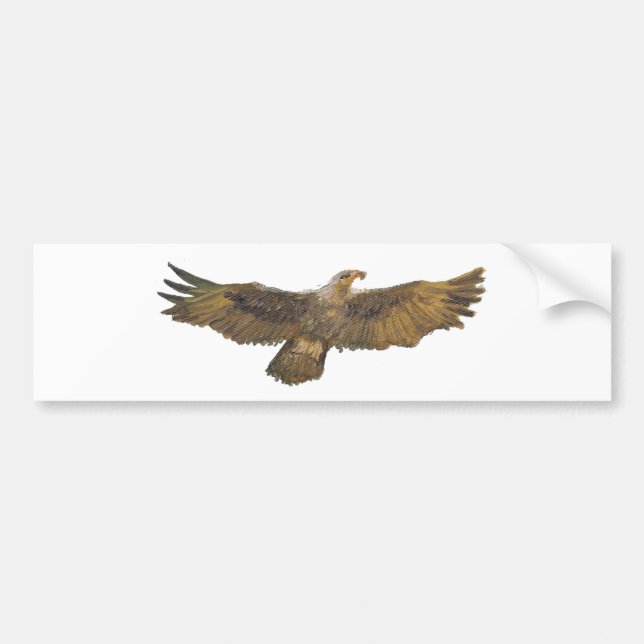 Autocollant De Voiture Eagle Eagle d'or Eagle chauve (Devant)