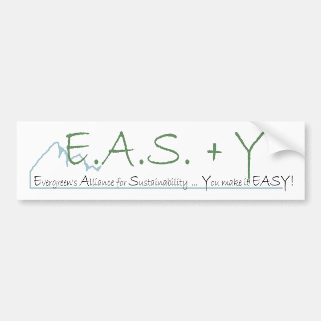 Autocollant De Voiture EAS+Adhésif pour pare-chocs de Y (Devant)