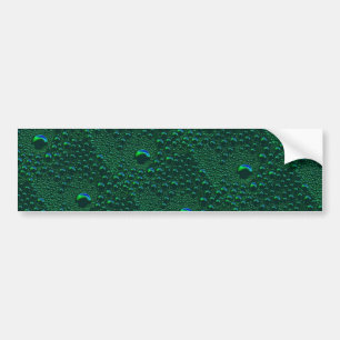 Autocollant De Voiture Eau sur métal vert
