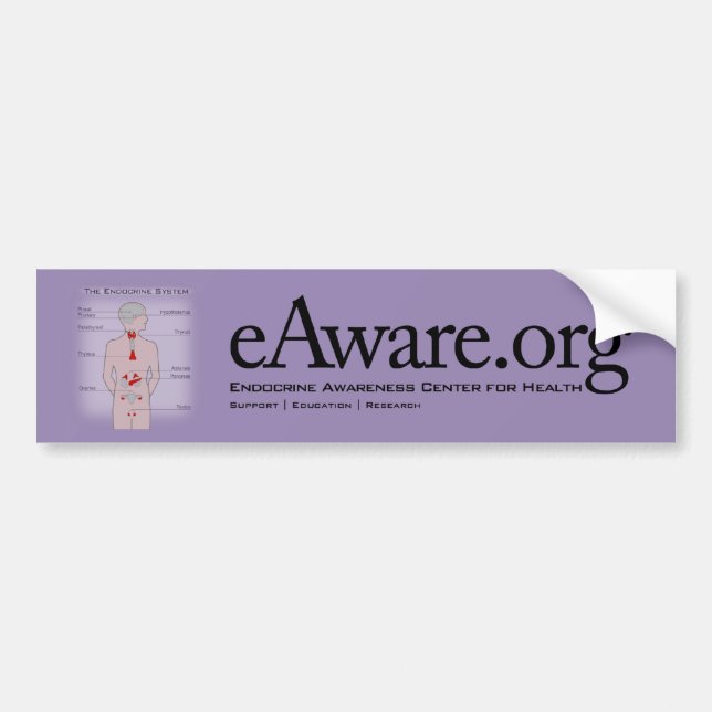 Autocollant De Voiture eAware.org - adhésif pour pare-chocs 1 (Devant)