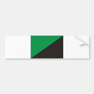 Autocollant De Voiture écologie de noir de vert de drapeau d'eco