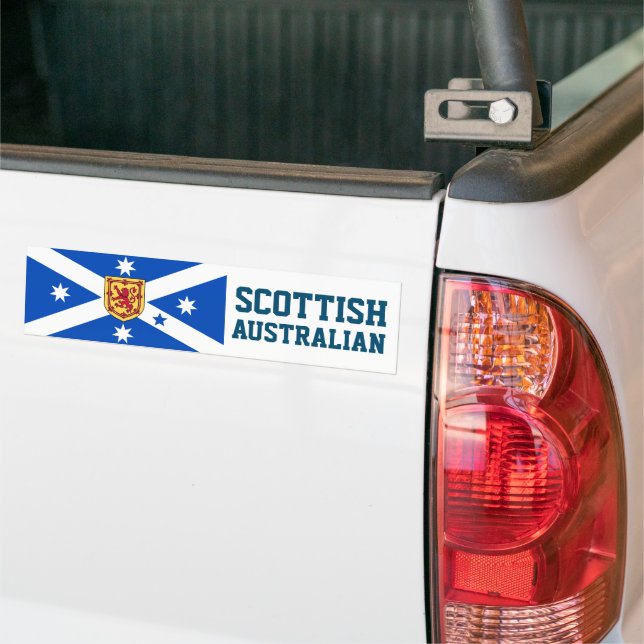 Autocollant De Voiture Écossais Australien (drapeau du patrimoine) (Sur camion)