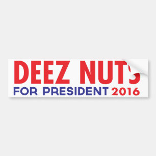 Autocollant De Voiture Écrous de Deez pour le président