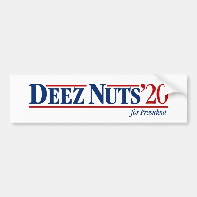 Autocollant De Voiture Écrous de Deez pour le Président adhésif pour (Devant)
