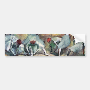 Autocollant De Voiture Edgar Degas - Ballet Dancers Tying Shoes