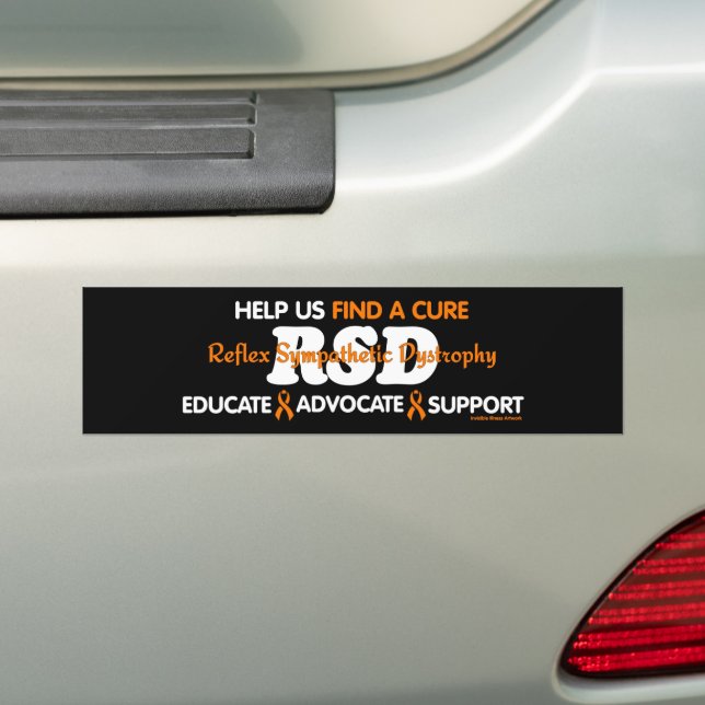 AUTOCOLLANT DE VOITURE ÉDUQUEZ LE SUPPORT ADVOCATE...RSD (En voiture)