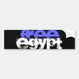 AUTOCOLLANT DE VOITURE EGYPTE LIBRE