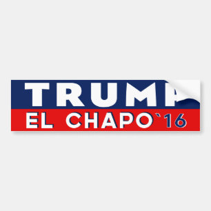 Autocollant De Voiture EL Chapo d'atout pour le Président adhésif pour