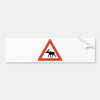 Autocollant De Voiture Élans norvégiens