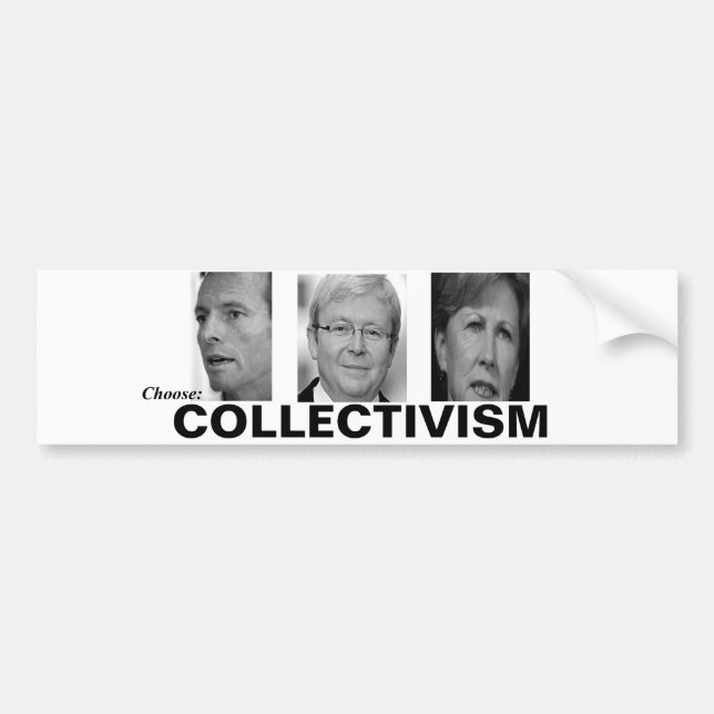 Autocollant De Voiture Élection de 2013 Australiens (Devant)