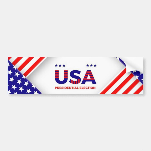 Autocollant De Voiture Élection présidentielle aux États-Unis (Devant)