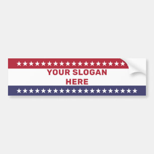 Autocollant De Voiture Élections américaines 2024   Slogan personnalisé p