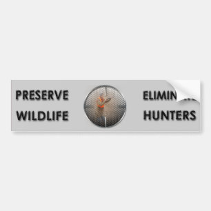 Autocollant De Voiture Éliminez les chasseurs