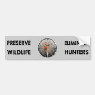 Autocollant De Voiture Éliminez les chasseurs