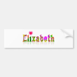Autocollant De Voiture Elizabeth