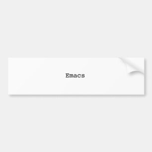 Autocollant De Voiture Emacs