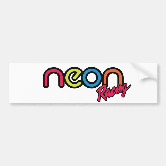 Autocollant De Voiture Emballage au néon (Devant)