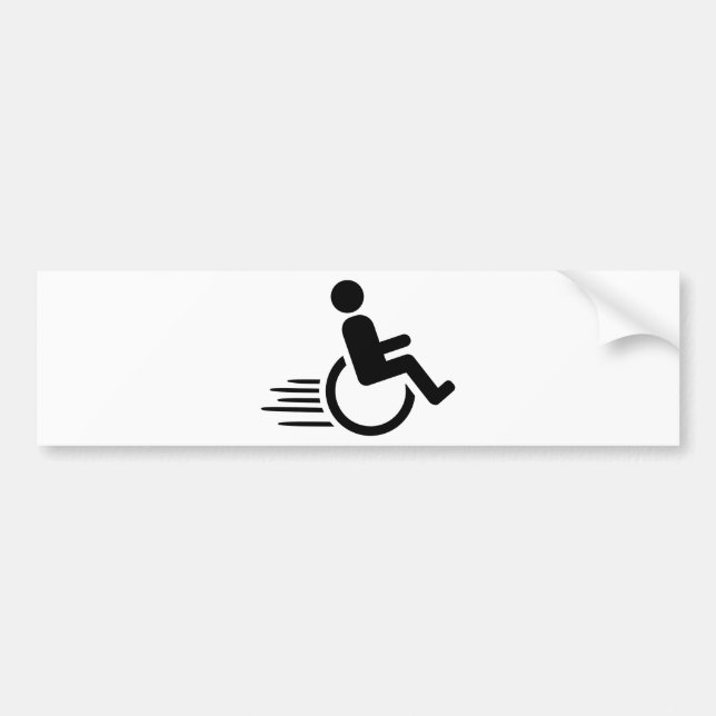Autocollant De Voiture Emballage de fauteuil roulant (Devant)