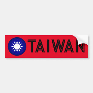 Autocollant De Voiture Emblème national de Taïwan