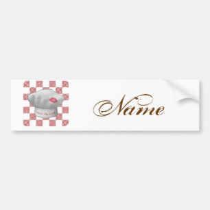 Autocollant De Voiture Embrassez Le Cuisinier