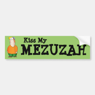 Autocollant De Voiture Embrassez mon adhésif pour pare-chocs de Mezuzah