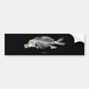 Autocollant De Voiture emek_bp_fish_gasmask_sticker