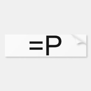 Autocollant De Voiture Émoticône drôle de visage !