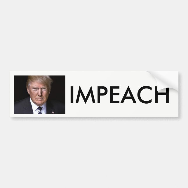 Autocollant De Voiture Empêchez l'impasse Empêchez Trump anti-Donald Trum (Devant)