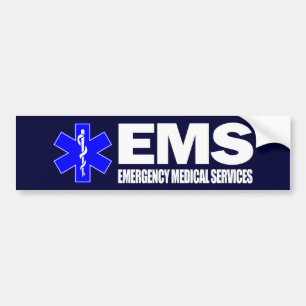 Autocollant De Voiture EMS - Services Médicales d'urgence