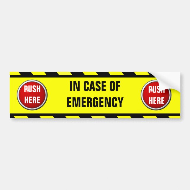 Autocollant De Voiture en coque d'urgence (Devant)