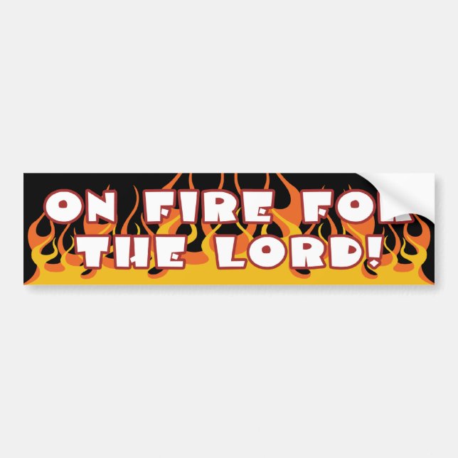 Autocollant De Voiture En feu (Devant)