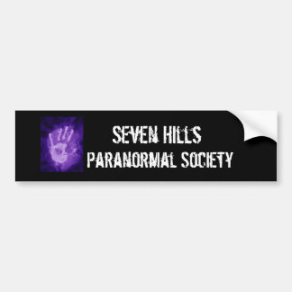 Autocollant De Voiture en particulier, sept collines, société paranormale
