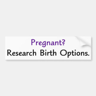 Autocollant De Voiture Enceinte ? Options de naissance de recherches