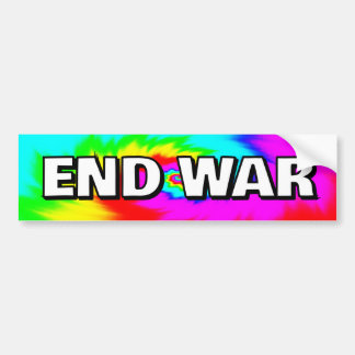 Autocollant De Voiture END WAR (you may change the words)