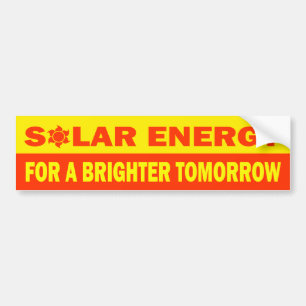Autocollant De Voiture Énergie solaire pour un plus lumineux demain