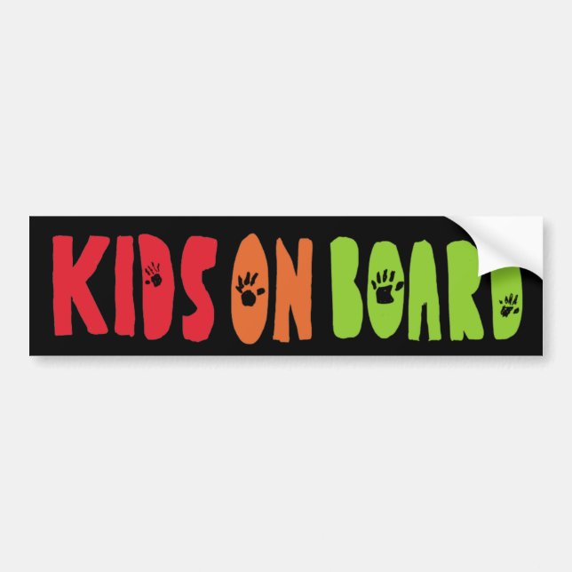 Autocollant De Voiture Enfants À Bord (Devant)